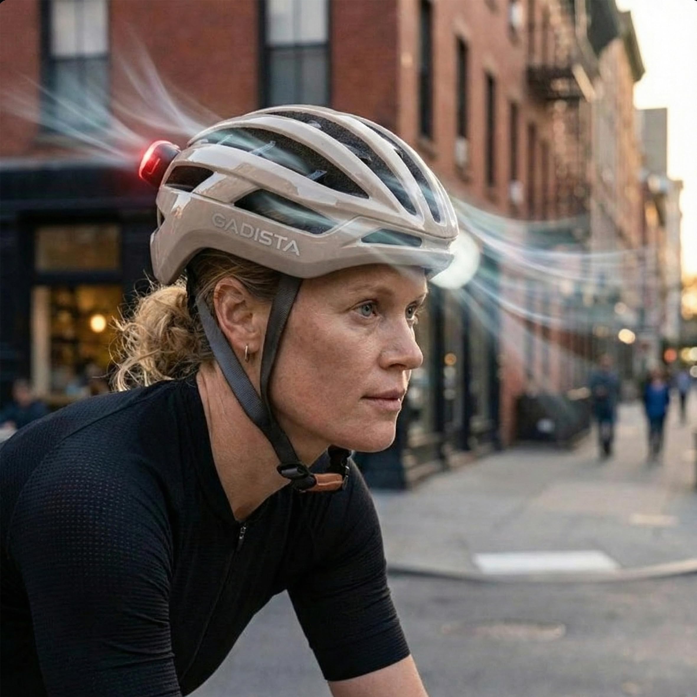 GADISTA Protect+ Casque Vélo Urbain Certifié CE en 1078 - Trottinette Électrique - Ventilation 12 Aérations - Fidlock - Taille M et L
