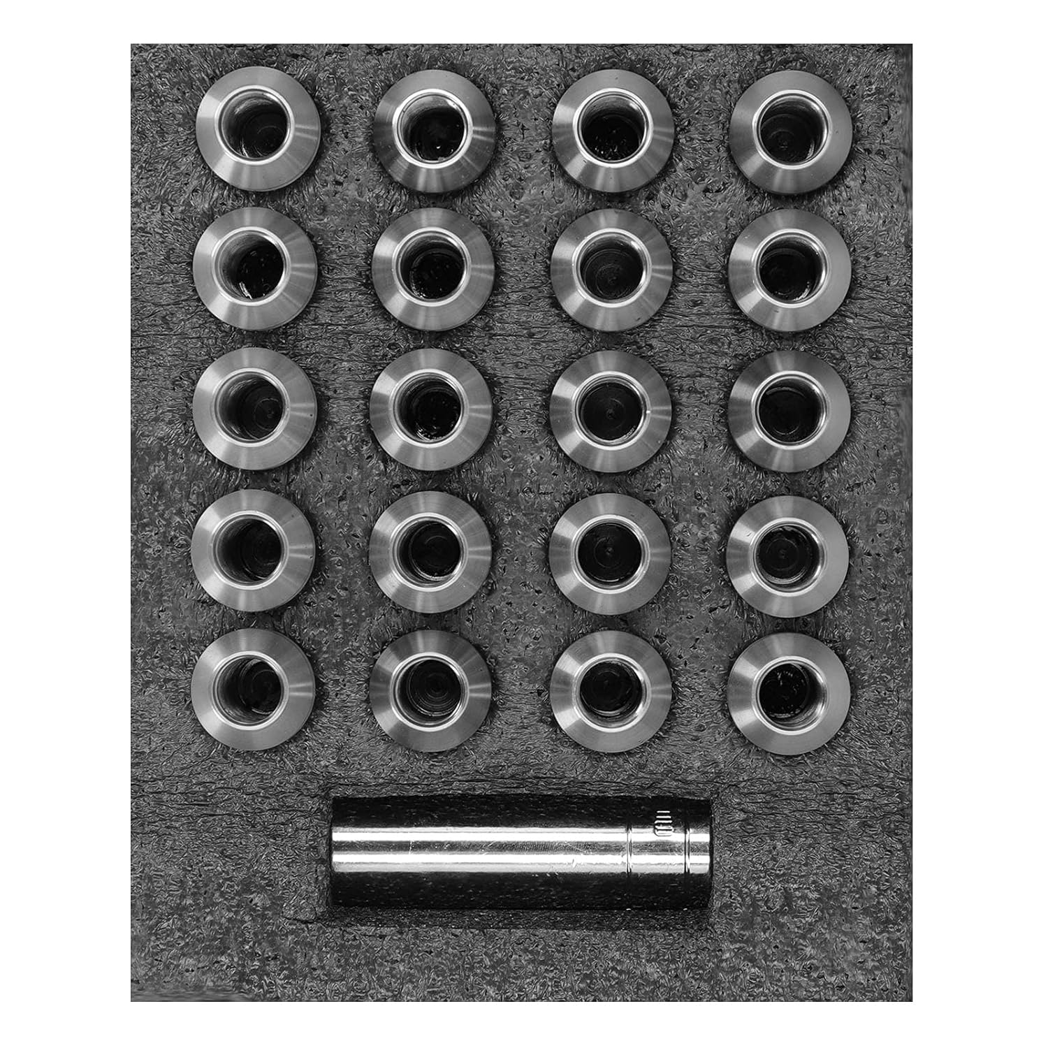 Aramox Lug Nuts, 20Pcs T304 Stainless Steel Wheel Lug Nuts M14x1.5 Thread 2in Height Anti- Locking Lug