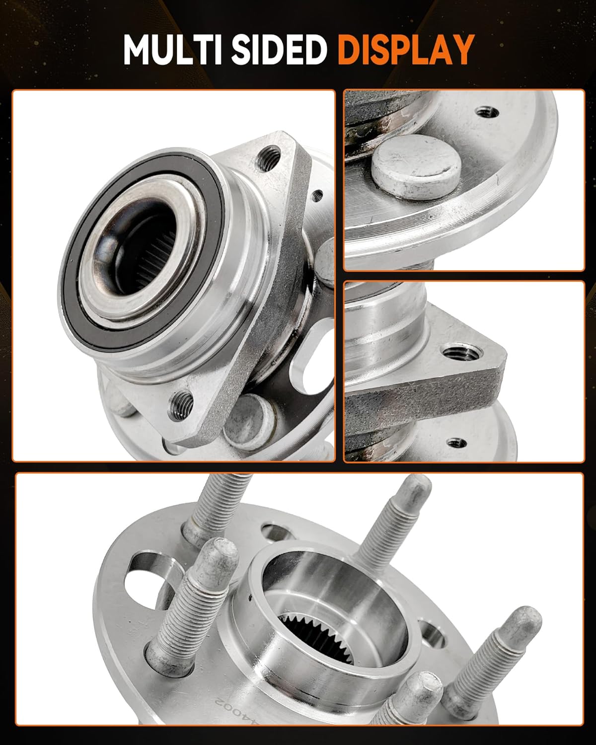 2Pcs 513288 Front or Rear Wheel Bearing Hub Assembly Fit for Chevy Impala 14-20 Malibu 13-15, for Cadillac CTS XTS 13-17, for Buick Allure Lacrosse Regal 10-17, for GMC Terrain 10-17, 5 Lugs - Image 7