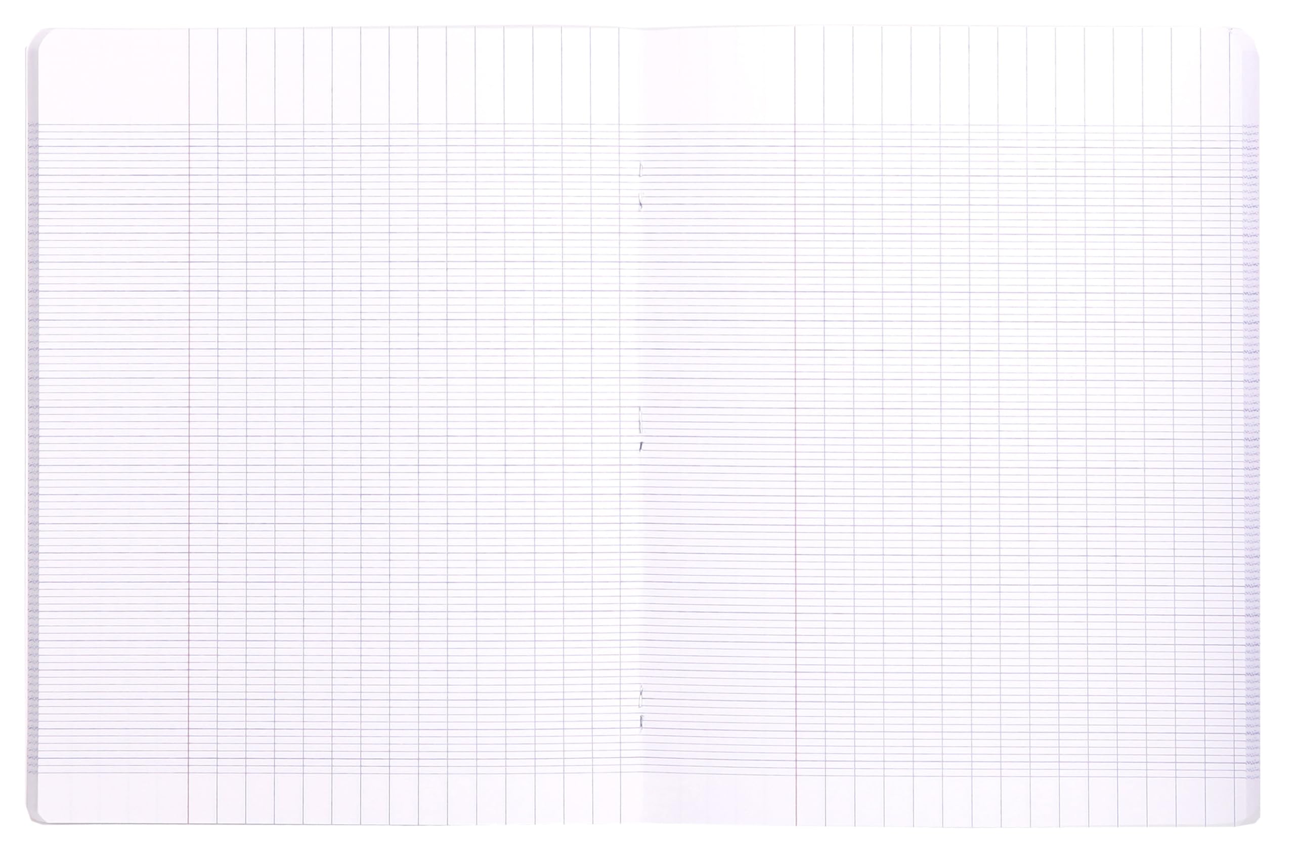 Clairefontaine 313740AMZC Lot de 3 Cahiers Agrafés Mimesys 17x22 cm 96 Pages Grands Carreaux 90 g Couverture Polypro Rose