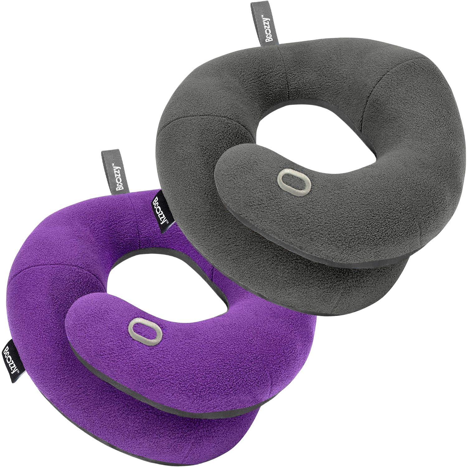Amazon.com: BCOZZY Travel Neck Pillow 2-Pack – Adult Large Gray