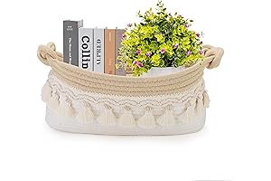 Woven Storage Baskets Set of 3, Decorative Baskets for Home Decor, Empty Toilet Paper Basket