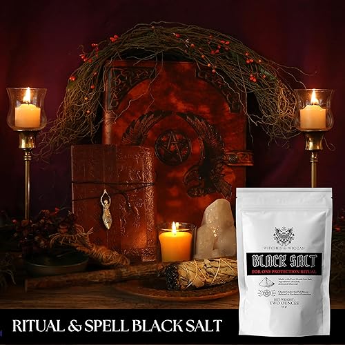 Miniatura 6 de Sal negra para rituales de protección suministros Wiccanos Sal Negra para Rituales de Brujeria bolsa de 2 onzas - Suministros de brujería Wiccan