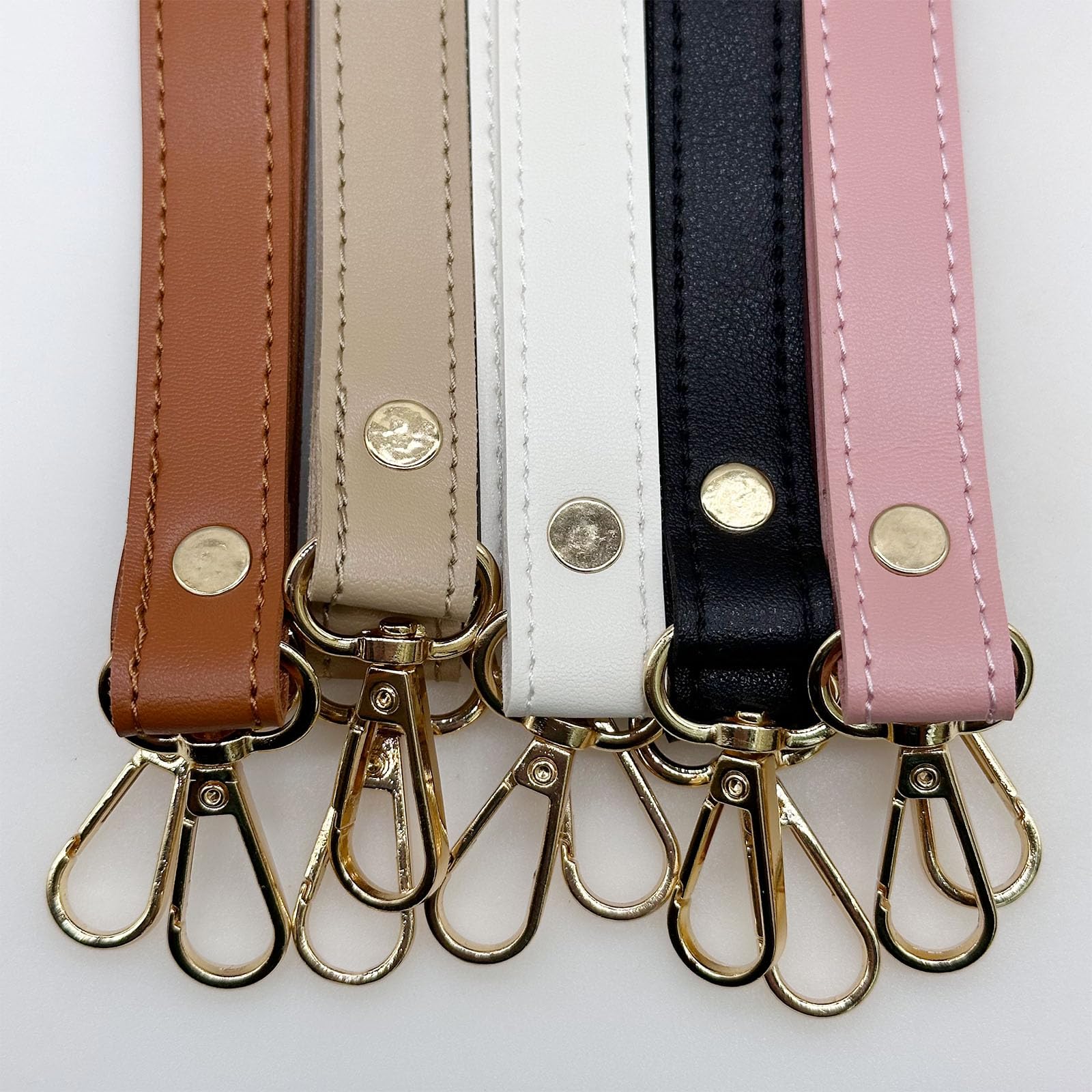 2 Correas De Hombro Ajustables De Piel PU - Repuesto Para Bolsos Pequeños, Monederos Y DIY