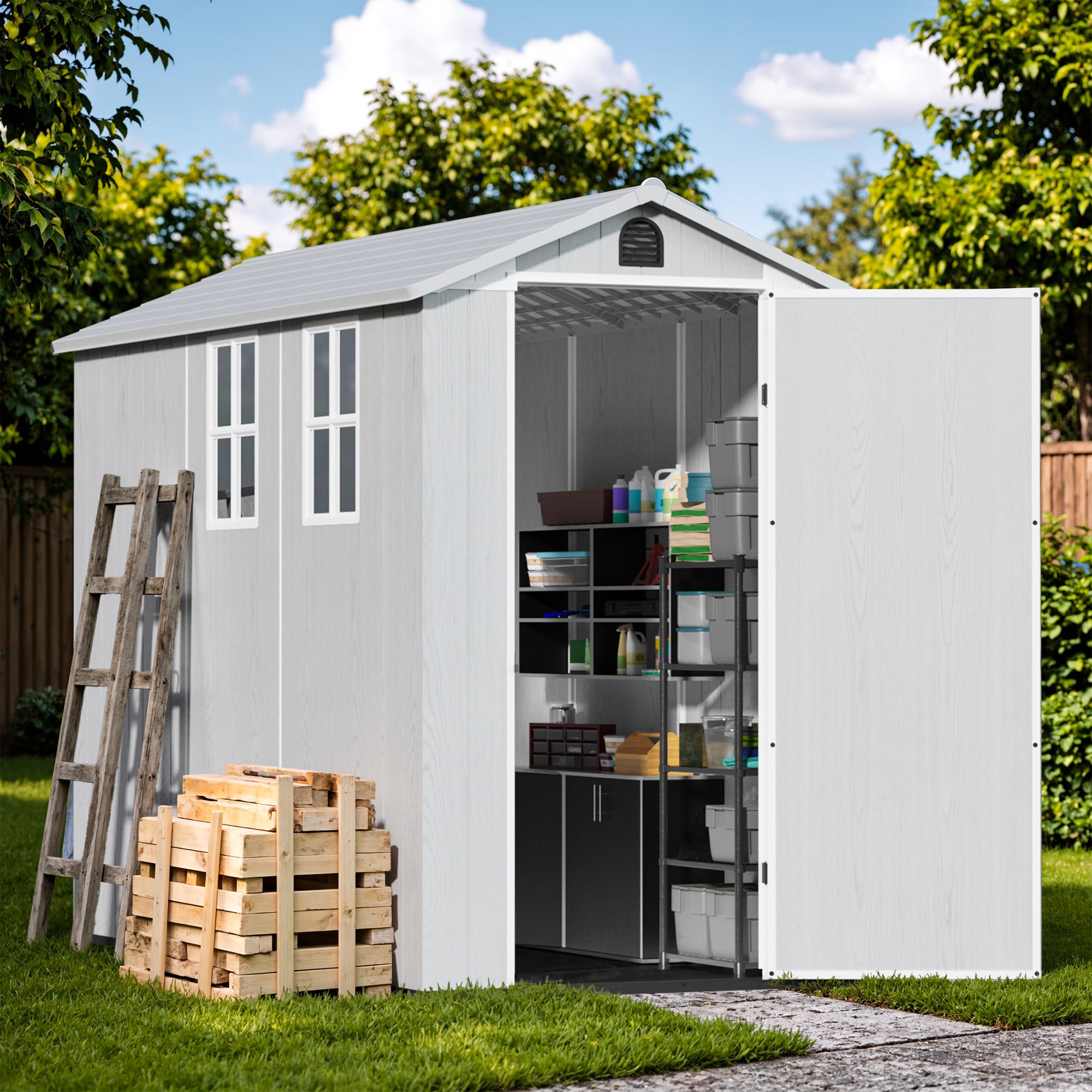 Devoko 4x8 Resin Shed