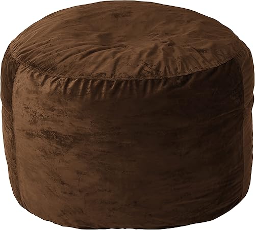 Miniatura 210 de Chill Sack - Funda para puf Microgamuza - Carbón - Solo funda,Microsuede - Chocolate - Solo funda,Microsuede - Azul marino - Solo funda,Guijarro -