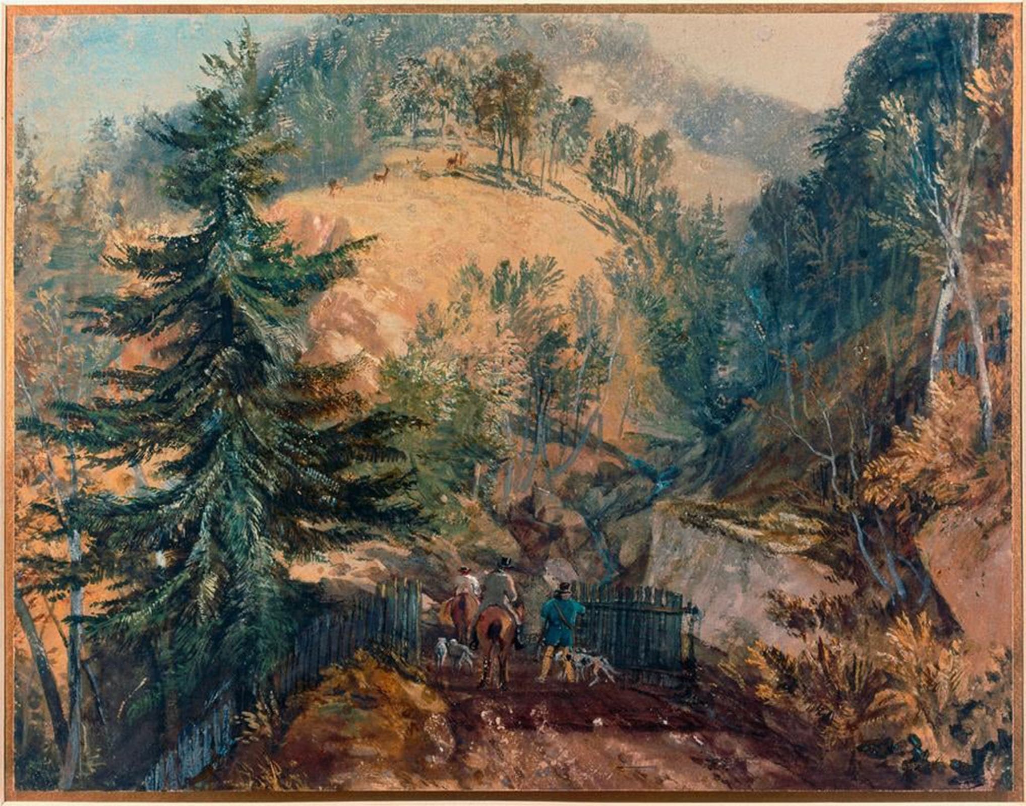 Posteriik No Frame Famous Print Pop Art Wall Art Graffiti Farney Hall Otley: The Deer By Mallord William Turner Art Prints For Home Decor 60X90cm