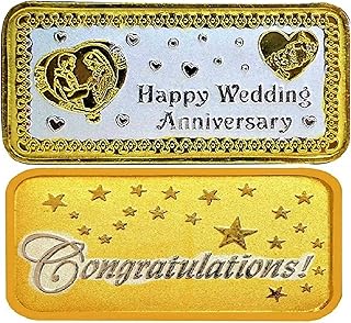 5gm x 2 pure silver coin bar combo = 10 gram 999 bis hallmarked silver coin anniversary gift &amp; happy birthday gift coins f...