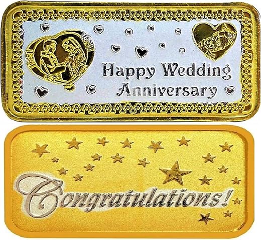 5gm x 2 pure silver coin bar combo = 10 gram 999 bis hallmarked silver coin anniversary gift &amp; happy birthday gift coins f...