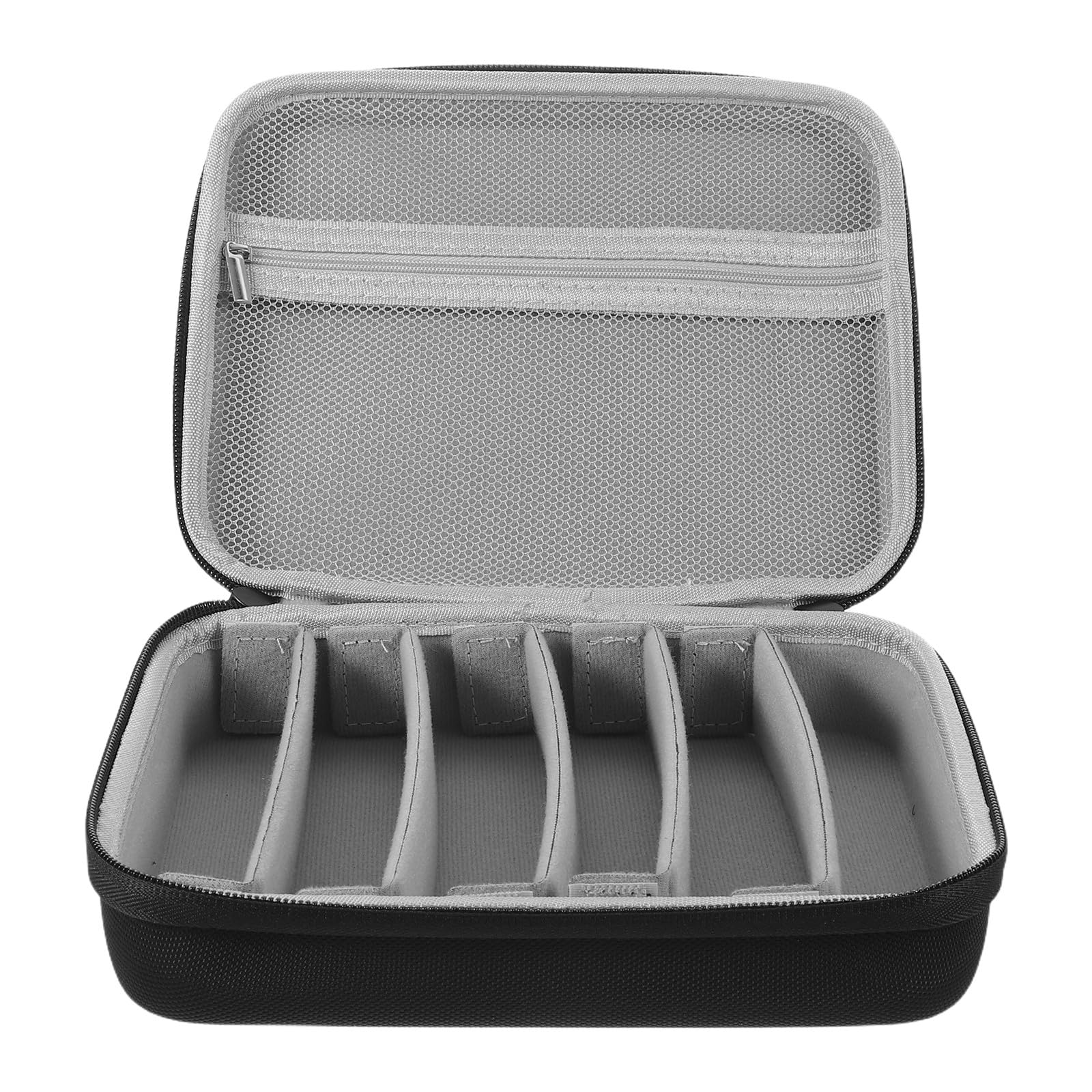 Veemoon Organiseur portable pour lunettes de soleil – Étui étanche à 6 emplacements – Résistant aux rayures et aux chocs avec poignée ; convient pour les hommes et les femmes pour les voyages en plein