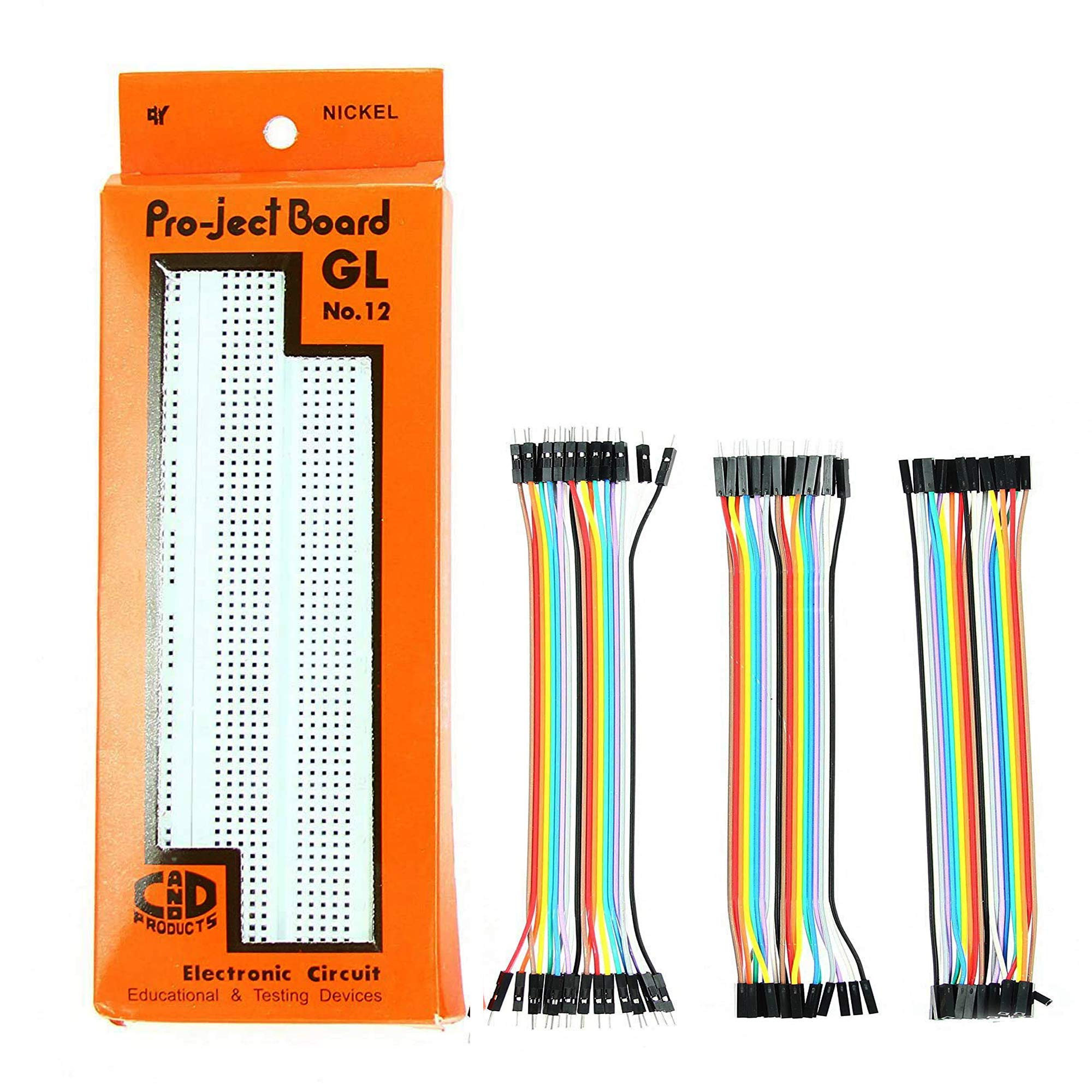 IHC INDIAN HOBBY CENTER Breadboard + 60 Pieces Jumper Wires 10cm Male to Male, Male to Female, Female to Female/breadboard jumper wires (20+20+20) (B08NZMPZPV) Amazon Price History, Amazon Price Tracker
