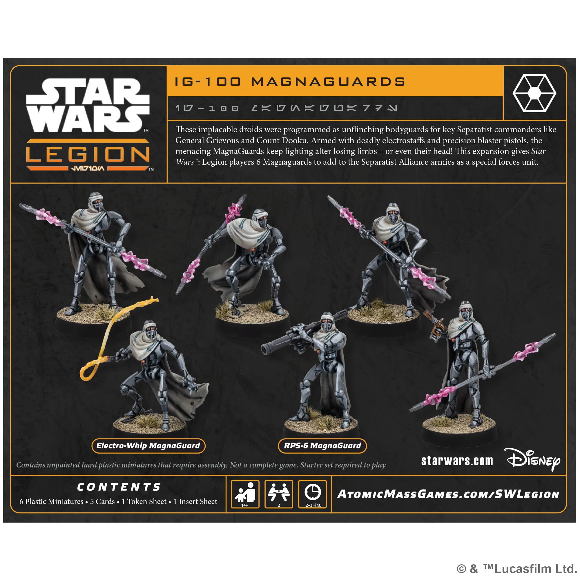 Asmodee | Star Wars Legion - IG-1000 Magnaguards | Miniaturowa gra stołowa | Od 14 lat | 2 gracze | 90 minut czasu gry