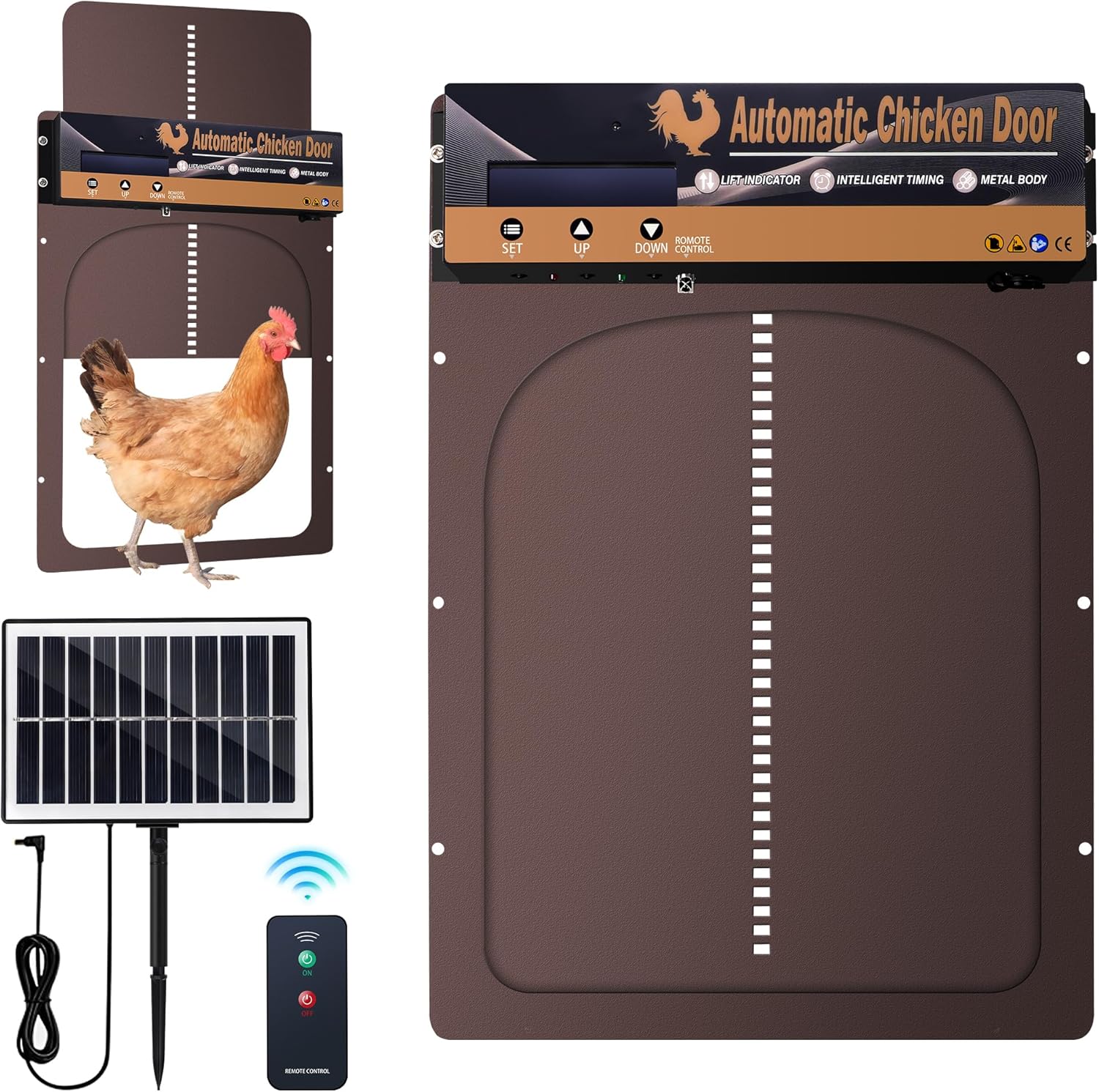 Automatic Chicken Coop Door Solar Powered Chicken Door