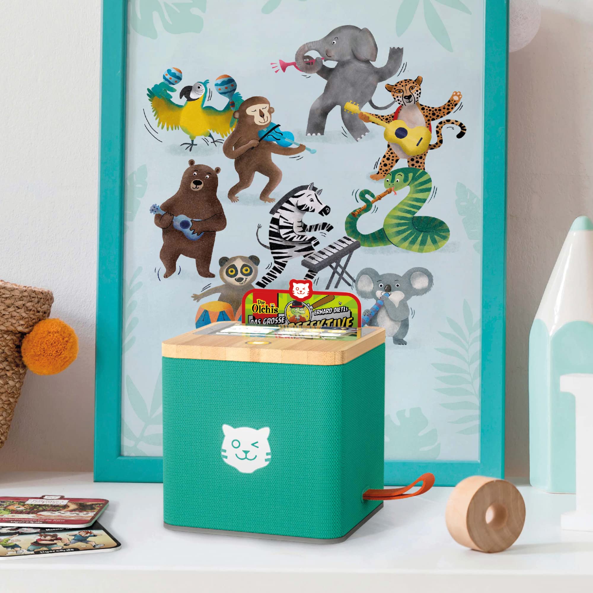 tigermedia tigercard Die Olchis Detective Audio Play Adventure Tiger Box WiFi Player Hearing Box Gift Christening School Birthday Girls Boys Kids