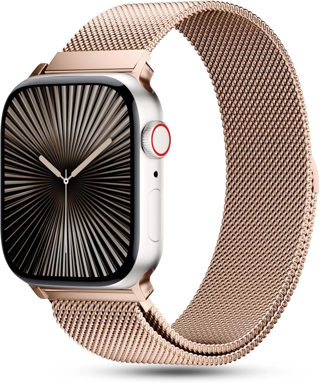 Metal Stainless Steel Magnetic Milanese Loop Compatible with Apple Watch Band 46mm 42mm 44mm 45mm 49mm 38mm 40mm 41mm men & women,Mesh strap for iWatch Series 11 10 9 8 7 6 5 4 SE 3 2 1 Ultra 3 2 1