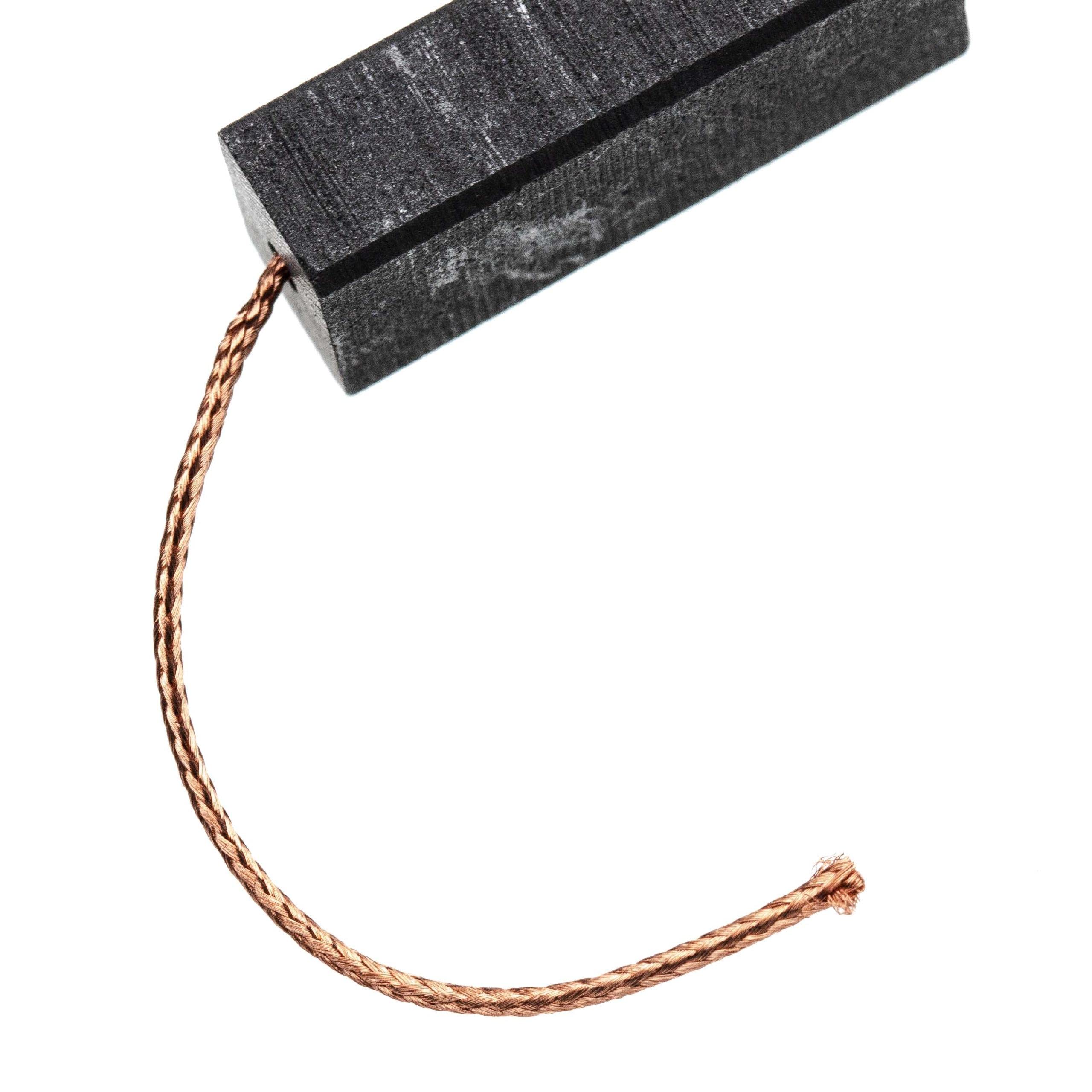 2 Paires Balais Charbon 17x17x7mm Pour Scie Onglet Bosch GCM 10 / GCO 14-1
