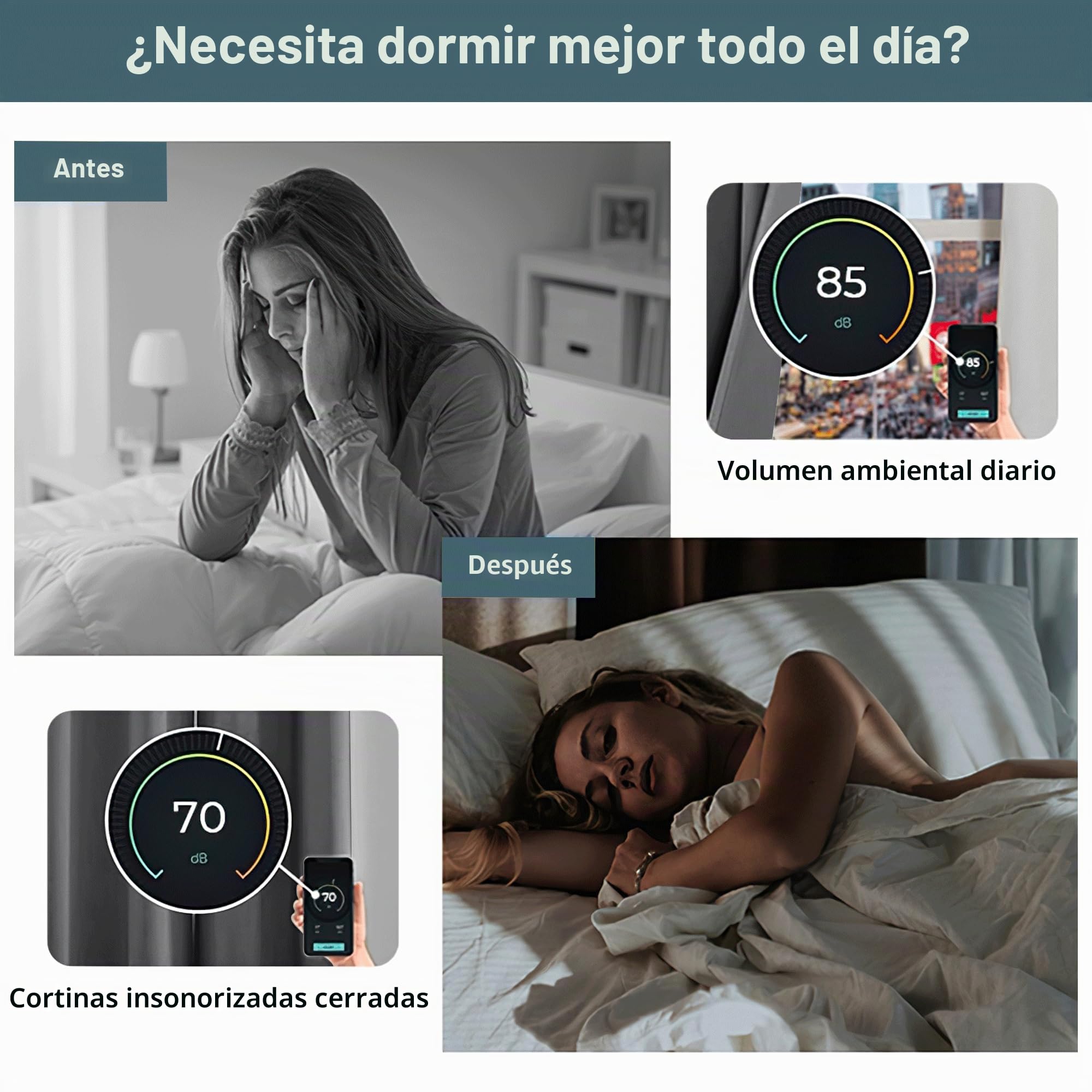 PONY DANCE Cortinas Largas para Ventanas Cortinas Opacas Termicas Acustica con Ojales 2 Piezas para Salon Dormitorio, 132x240 CM, Gris