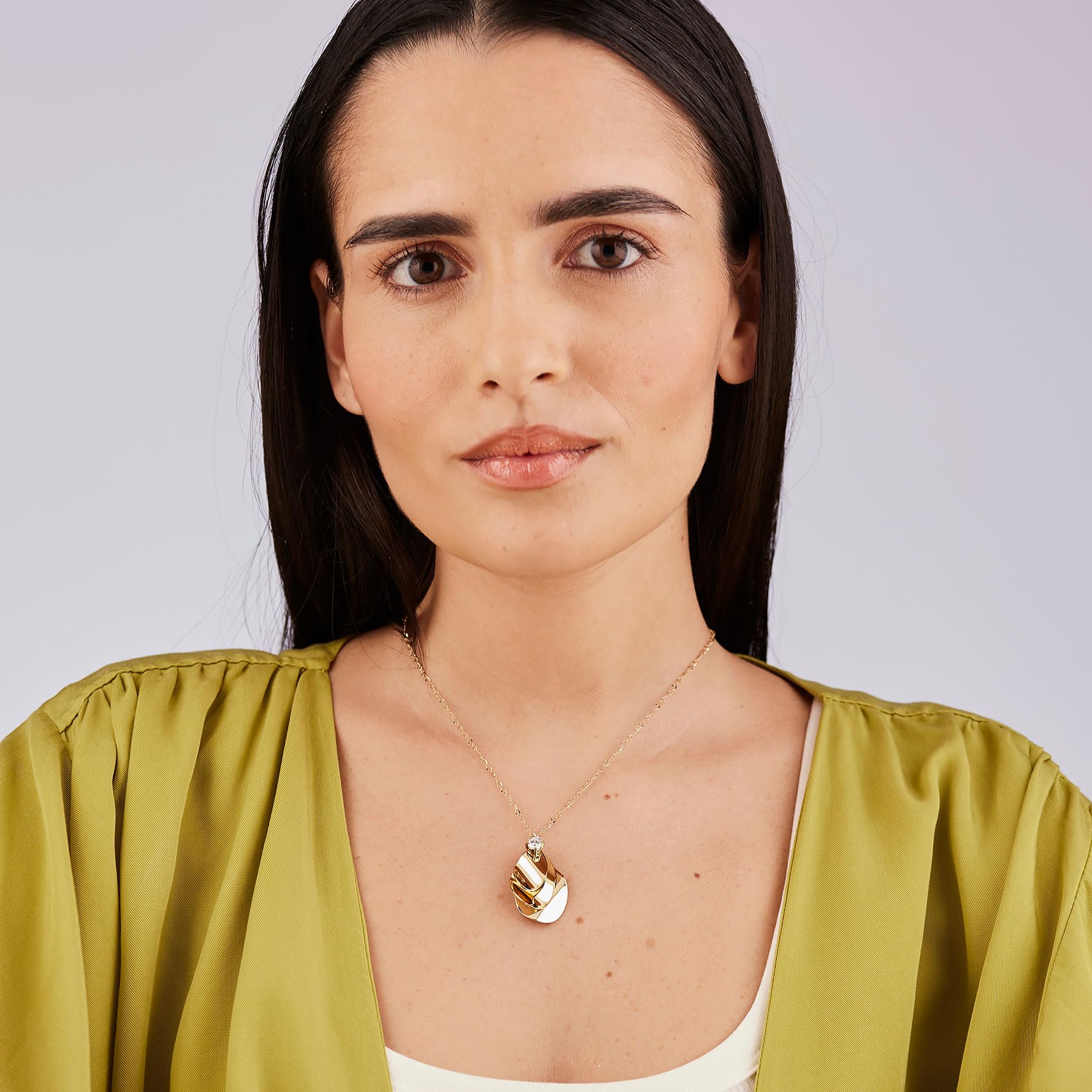 Brosway Collana Donna Girocollo in Acciaio | Collana Girocollo Con Cristalli | Collezione Bloom - BOM02
