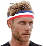 Terry Cloth Running Headband - Sweat-Wicking Athletic Sweat Band - Court-Ready Basketball Accessories - Multicolor