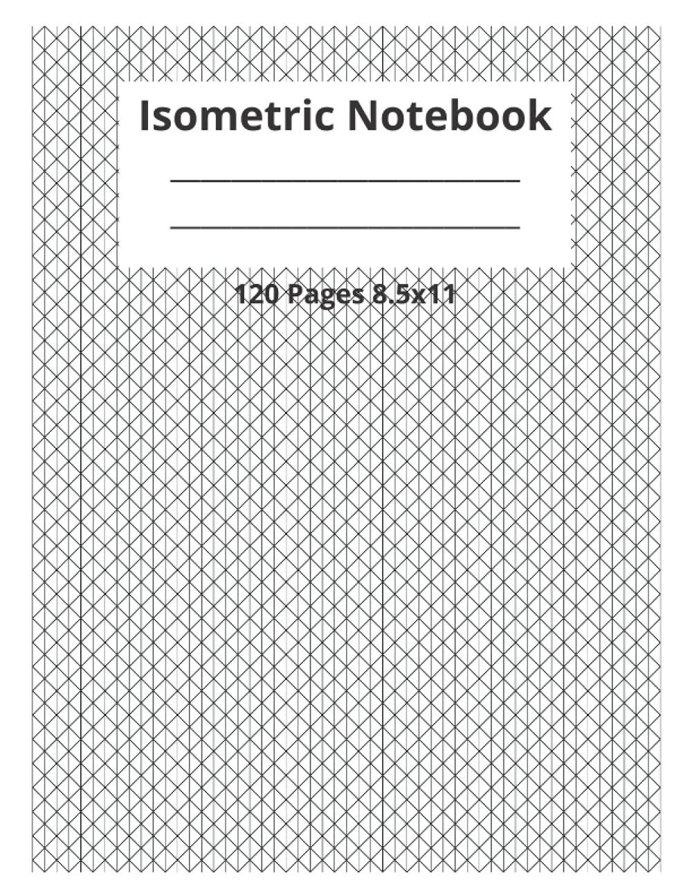 Buy Isometric 120 Pages 8.5x11, Grid Graph Paper, Axonometric Graph
