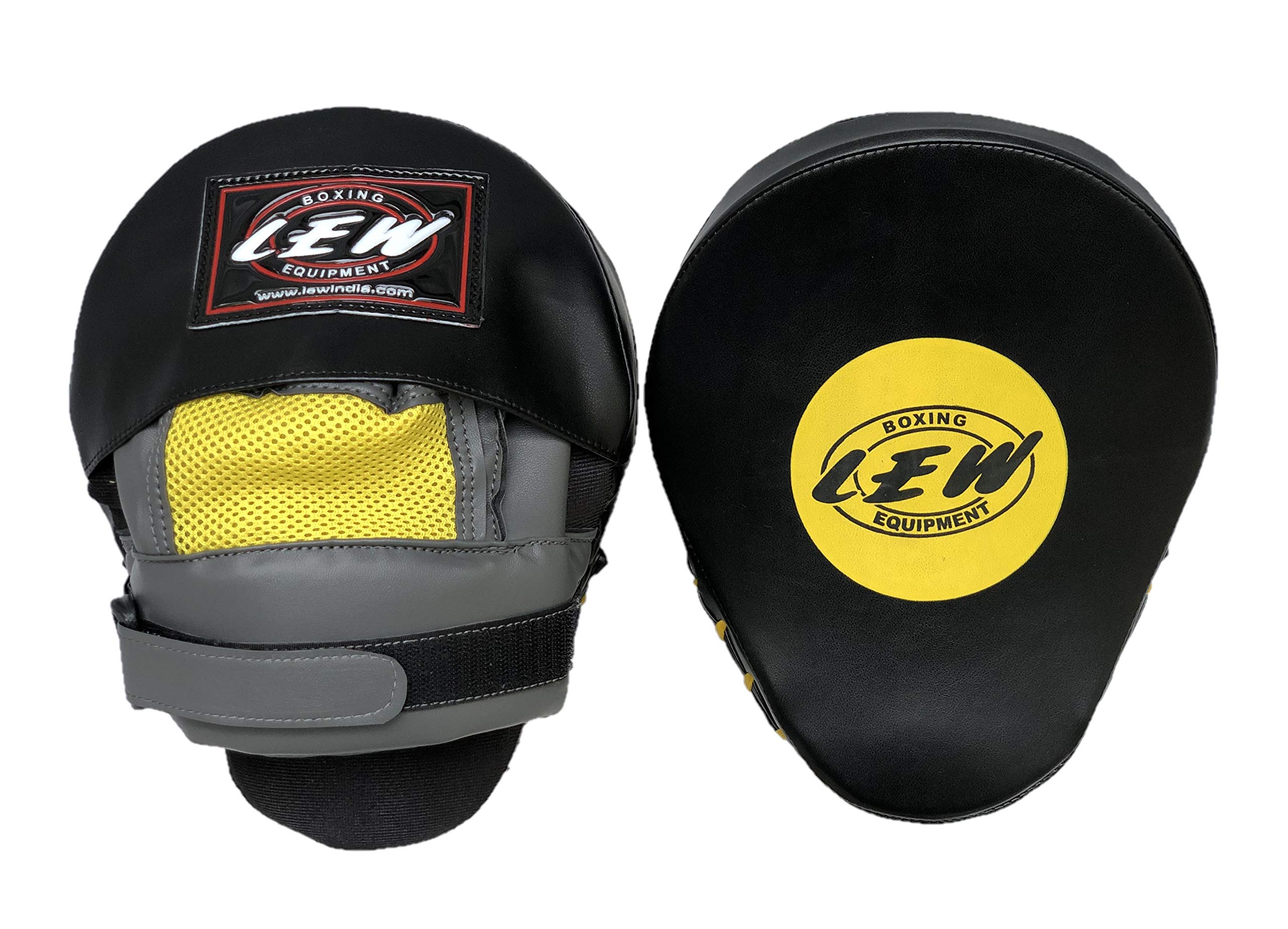 LEW Plastic Premium Wrist Closure Boxing/MMA/Muay Thai/Kickboxing Skintex Leather Focus Pads (B08M9NZLQ9) Amazon Price History, Amazon Price Tracker