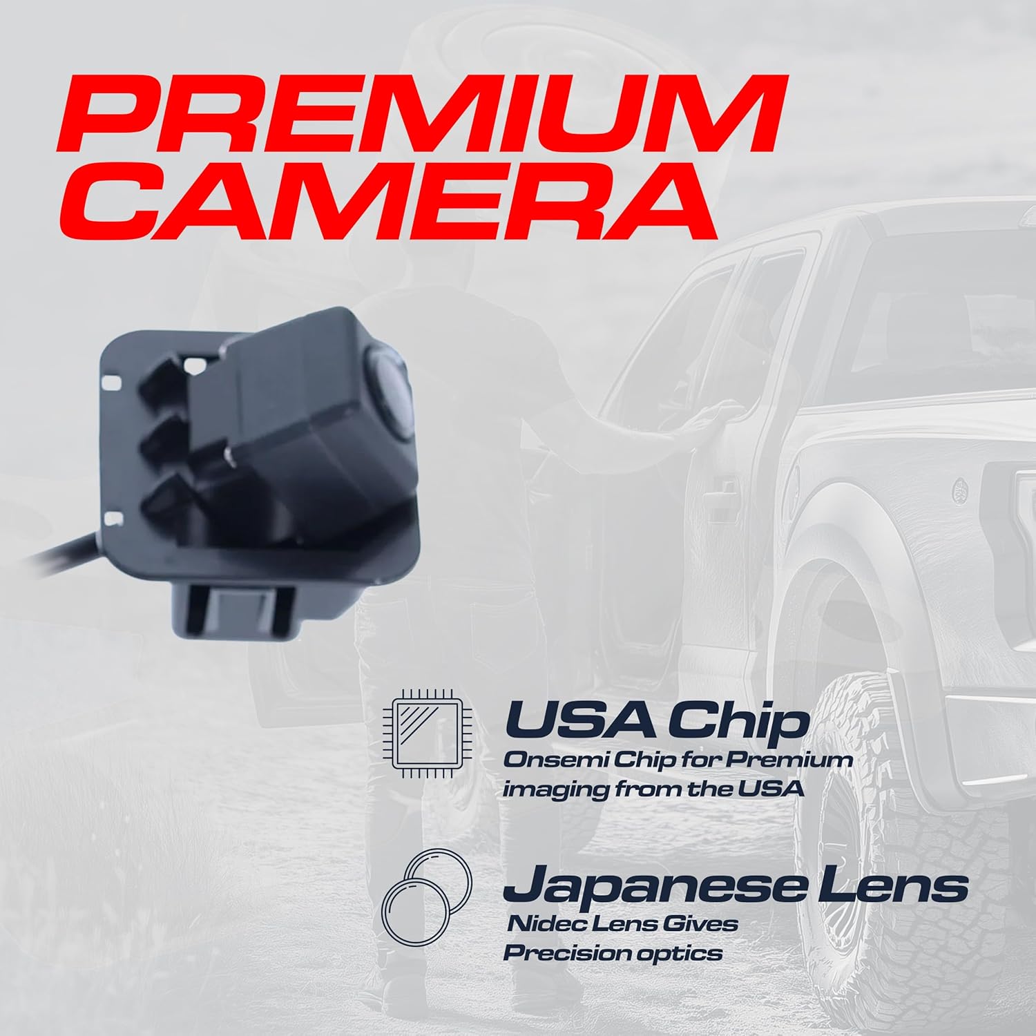 Master Tailgaters Replacement for GMC Acadia, Acadia Denali (2017-2019) w/o Surround View Backup Camera OE Part # 23132328