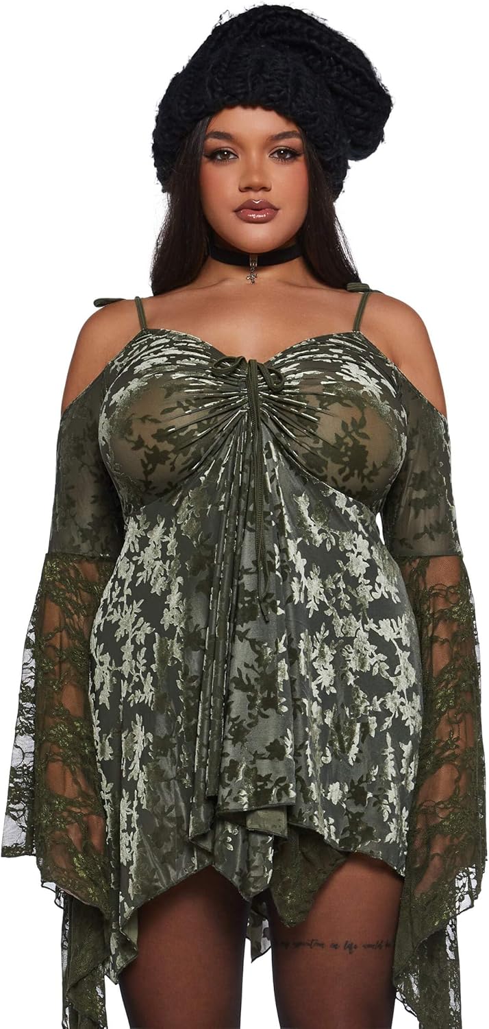 Dolls Kill F is for Fairies Handkerchief Dress by Current Mood Perfect for Fairycore Fashion