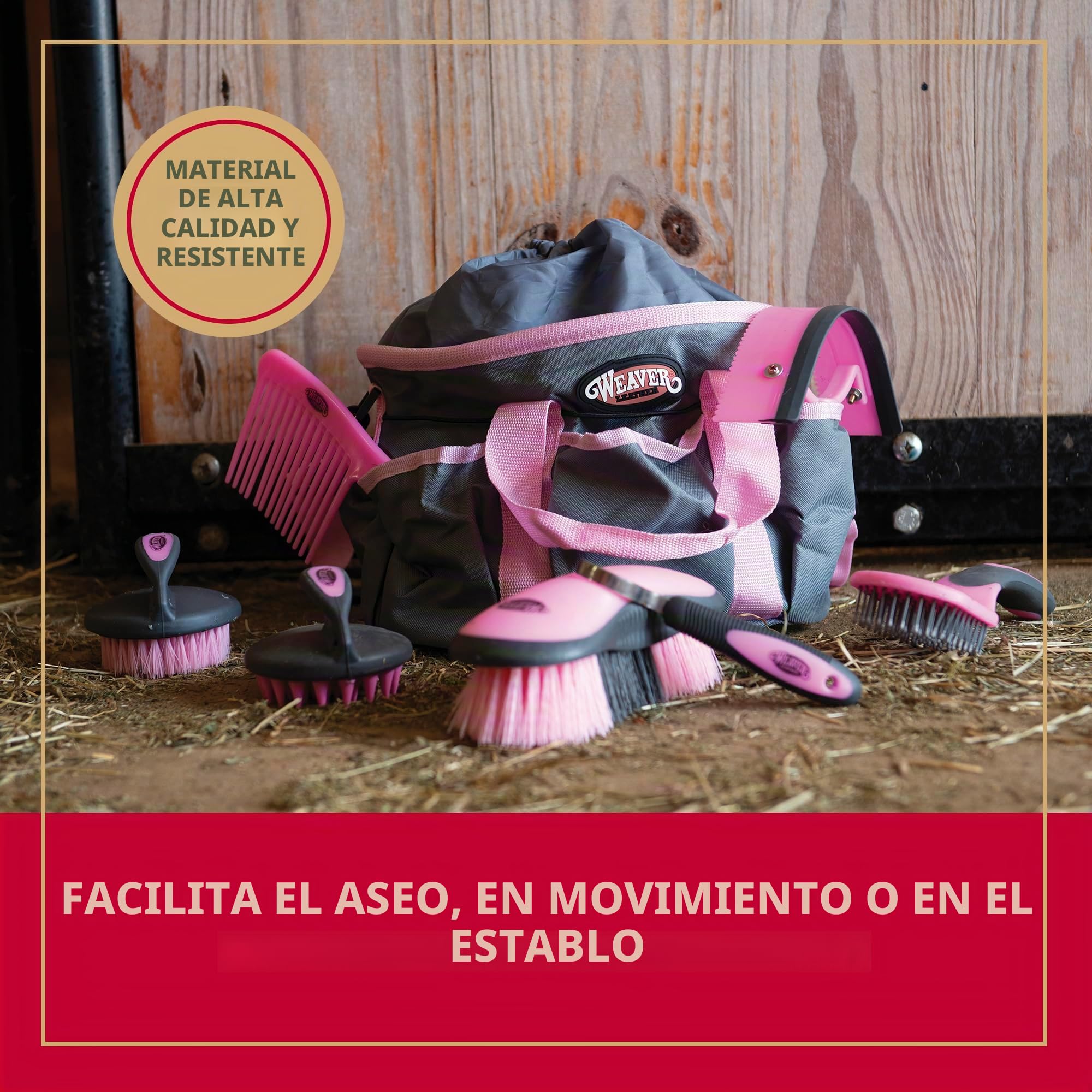 Weaver - Kit de Cuidado de Piel, 65-2055-GY, Gray/Pink