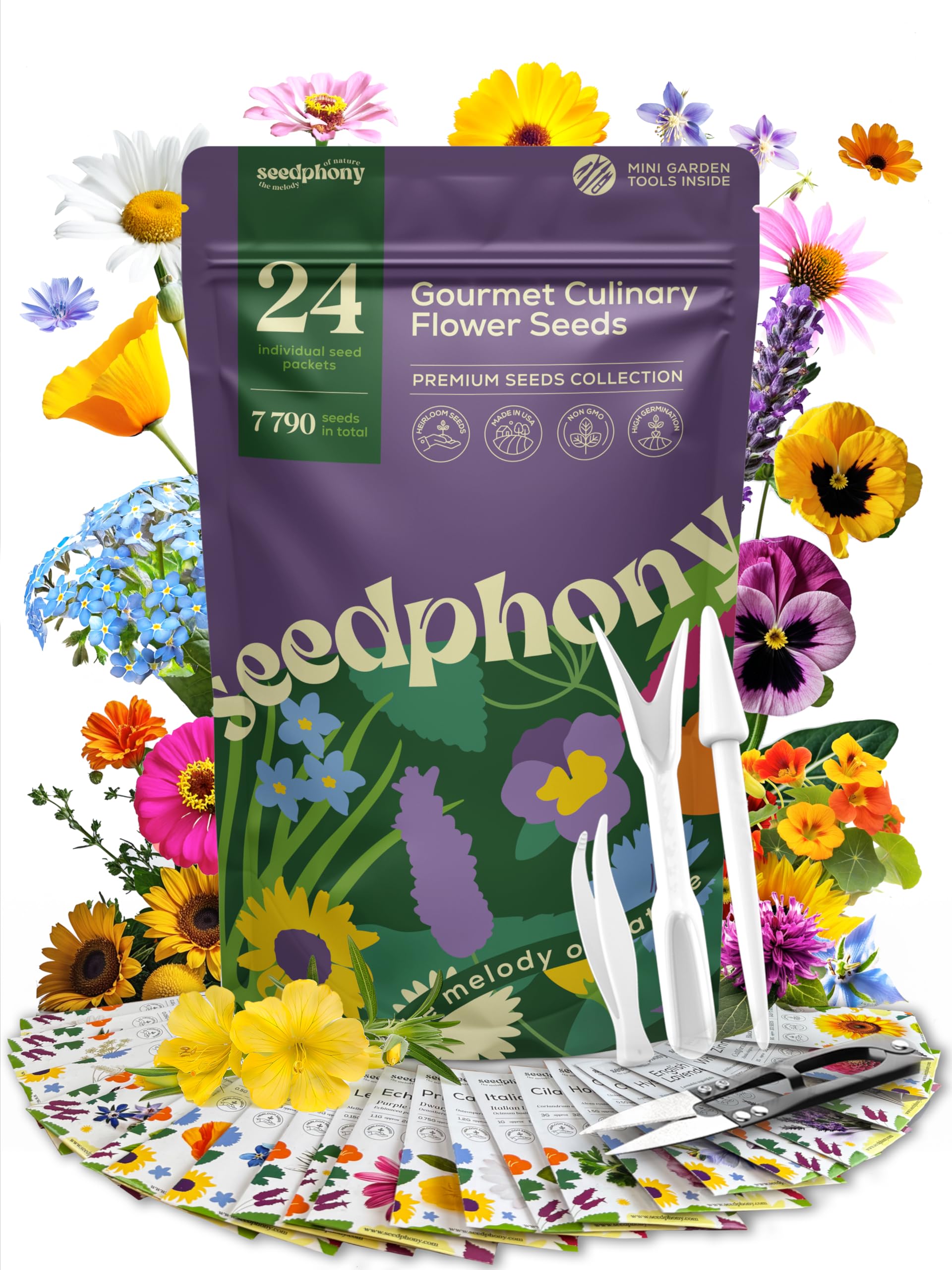 【2冊セット/バンドスコア】『Seeds of〜』『Blooming〜』 Zodiac Seed Bank with Moon Calendar - Air Signs | LUSH & DEW