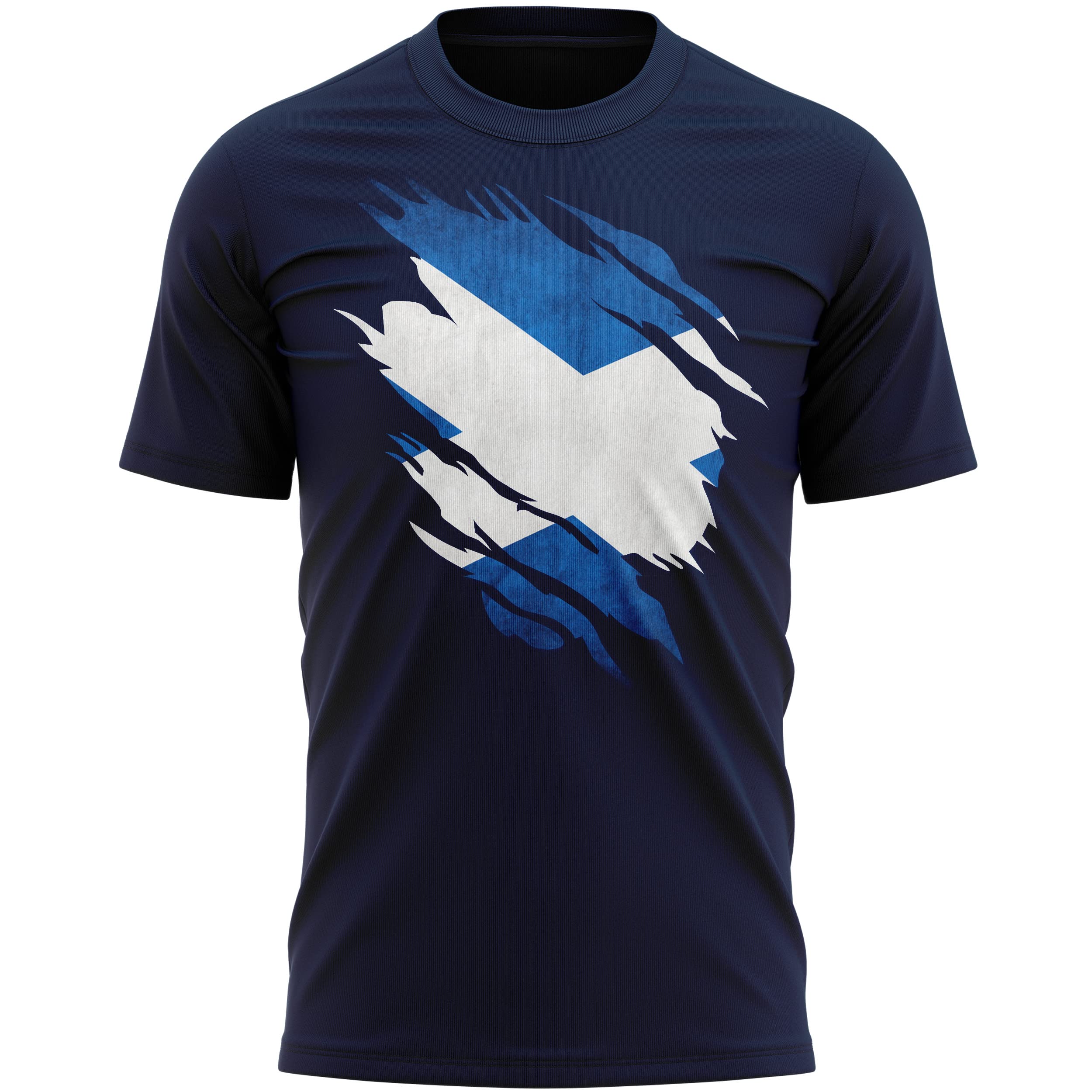 Purple Print HouseScotland Torn T Shirt, Scotland Rugby Gifts, Scotland Flag Torn, Scottish Gift, Scottish Rugby Mens Tee, Scotland Present for Him Her