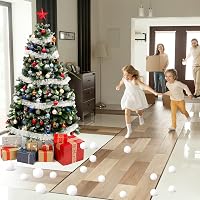 climafusion Műhó Golyók 50 db Karácsonyi Dekoráció, 7,6 cm Hógolyó Téli Díszítés Otthonra, Polipropilén Hódísz Szett 6