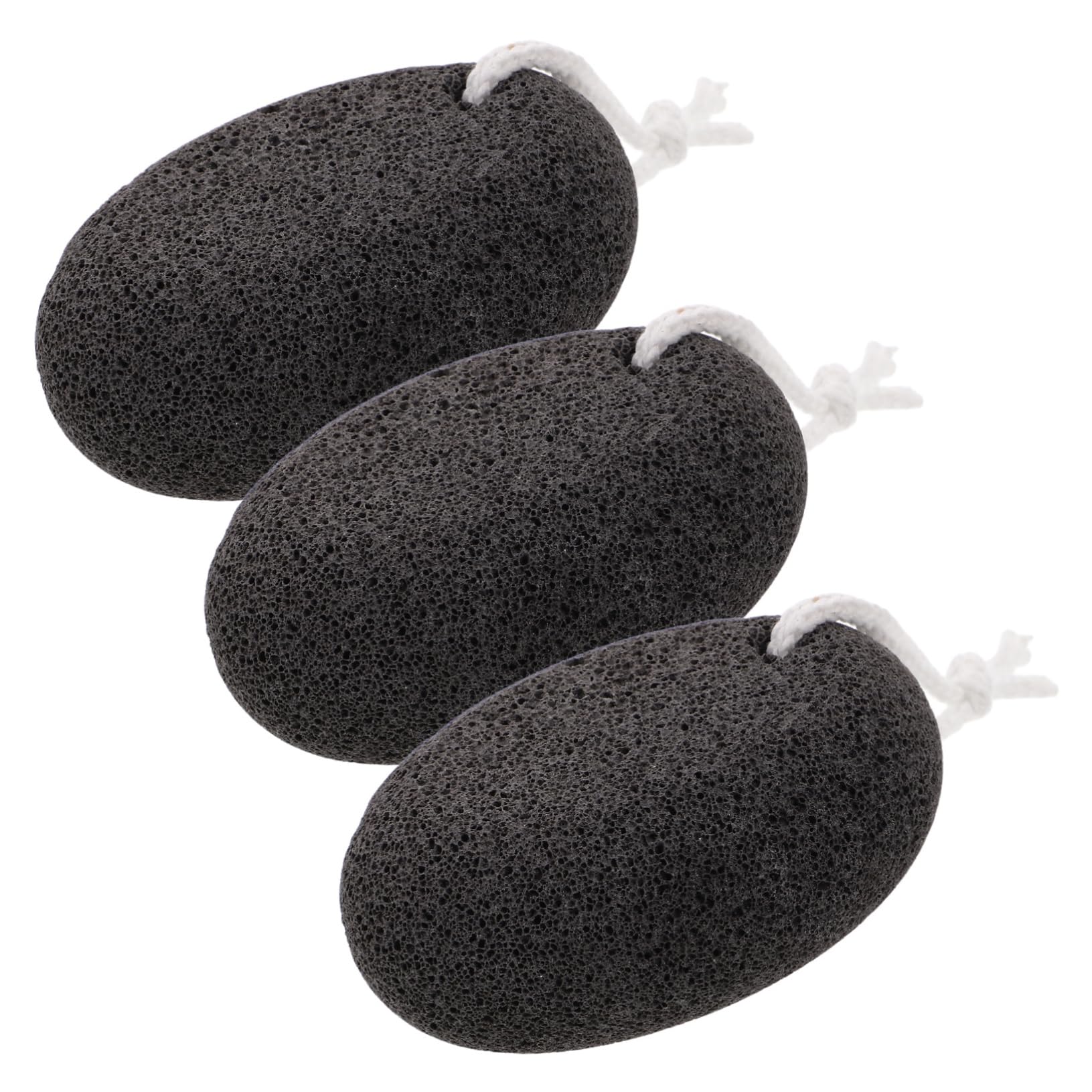 BESTYASH Foot Exfoliator Tool 3pcs Natural Pumice Stone Lava Pedicure Tools Scraper for Hard Skin Foot Care