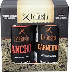 Kit Churrasqueiro Tempero Ancho e Carneiro