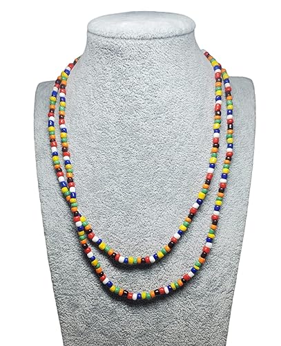 Collar Eleke Santeria Long Unisex Necklace Ifa African Religion (Osain)