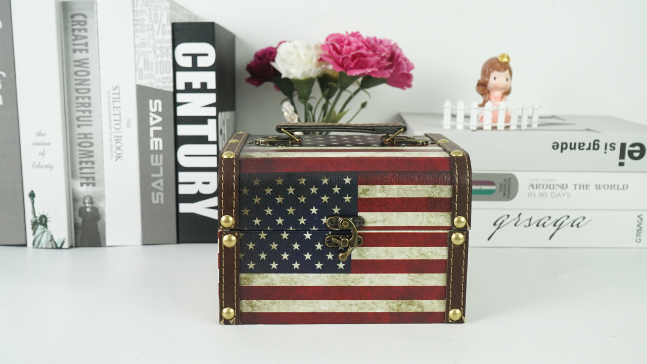 Amazon.com: DreamsEden Small American Flag Suitcase - Decorative