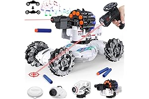 4 Head RC Tank Cars That Shoots Nerf Bullets