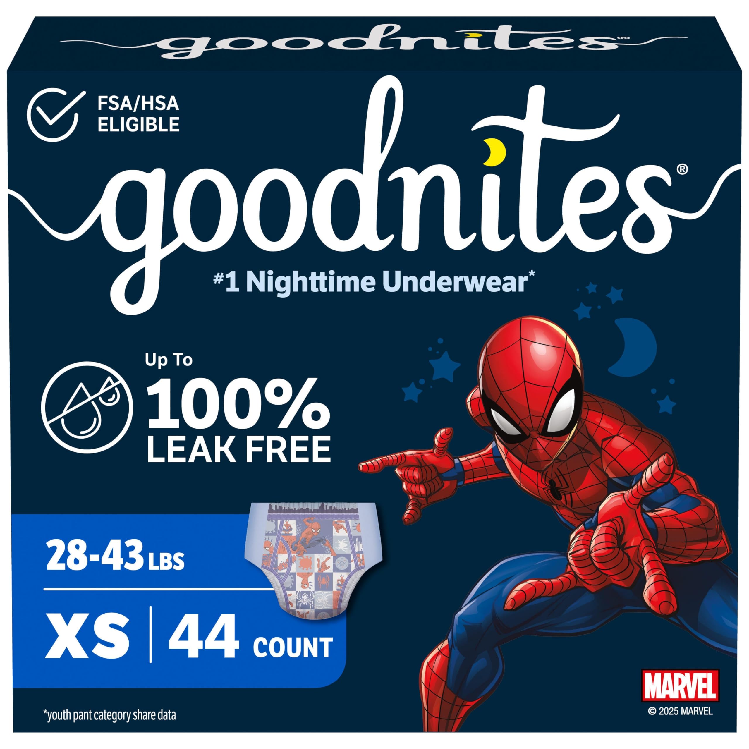 Goodnites Boys' Bedwetting Underwear