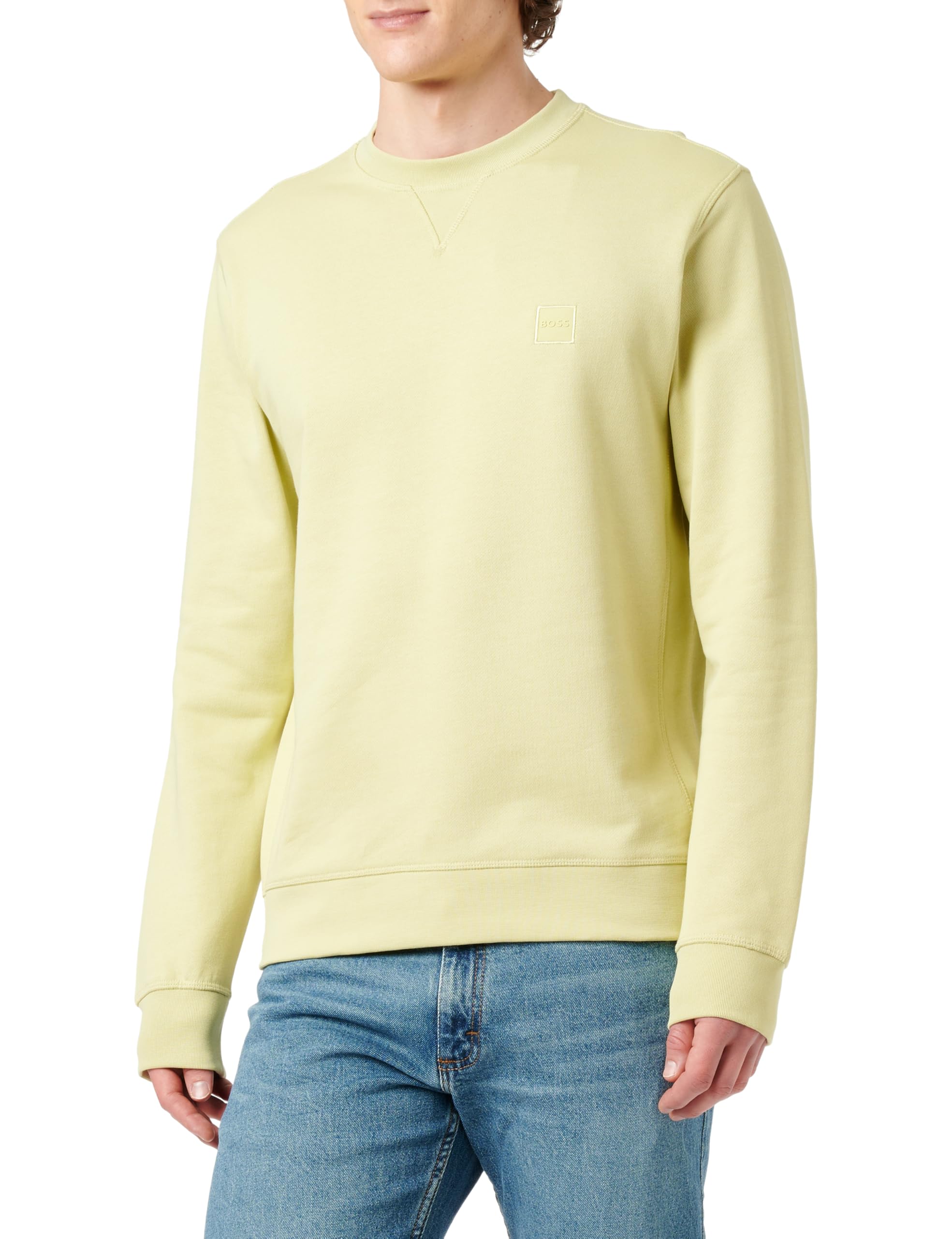 BOSS Men's Sweatshirt, medium beige 267, L