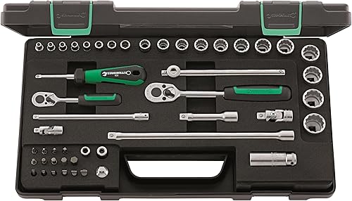 Stahlwille Juego de llaves de 0.248in (14 pulgadas), 48 piezas.