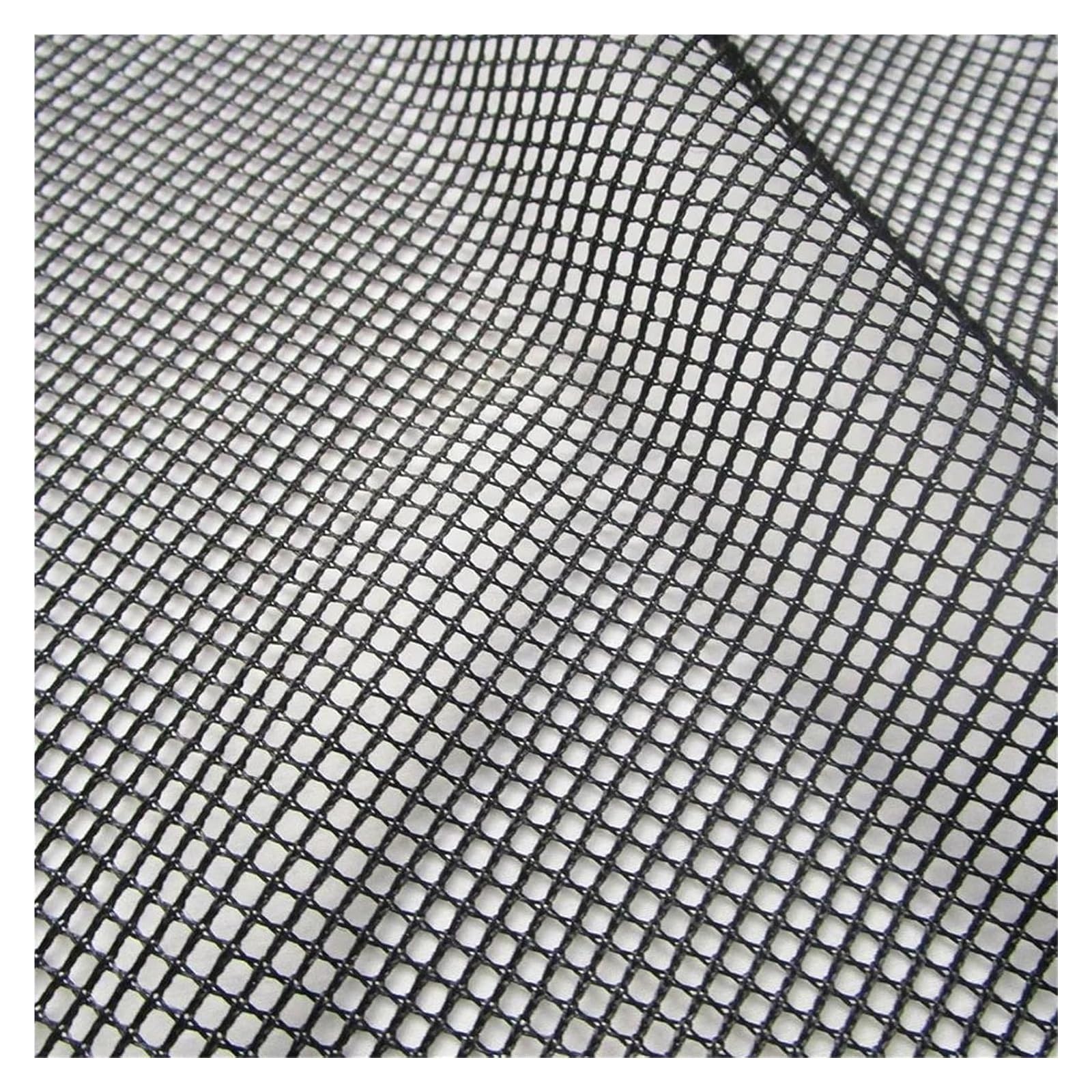 Tejido de malla para costura, Blanco negro hecho punto de la tela malla del poliéster 90x150 cm for Dration casera ropa deporte(White,Many yards not cut)