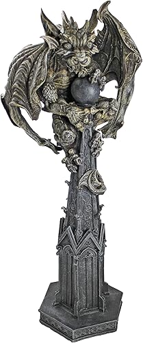 Miniatura 1 de Design Toscano CL4187 Raptor, gárgola topógrafo de la escultura del reino, piedra de dos tonos