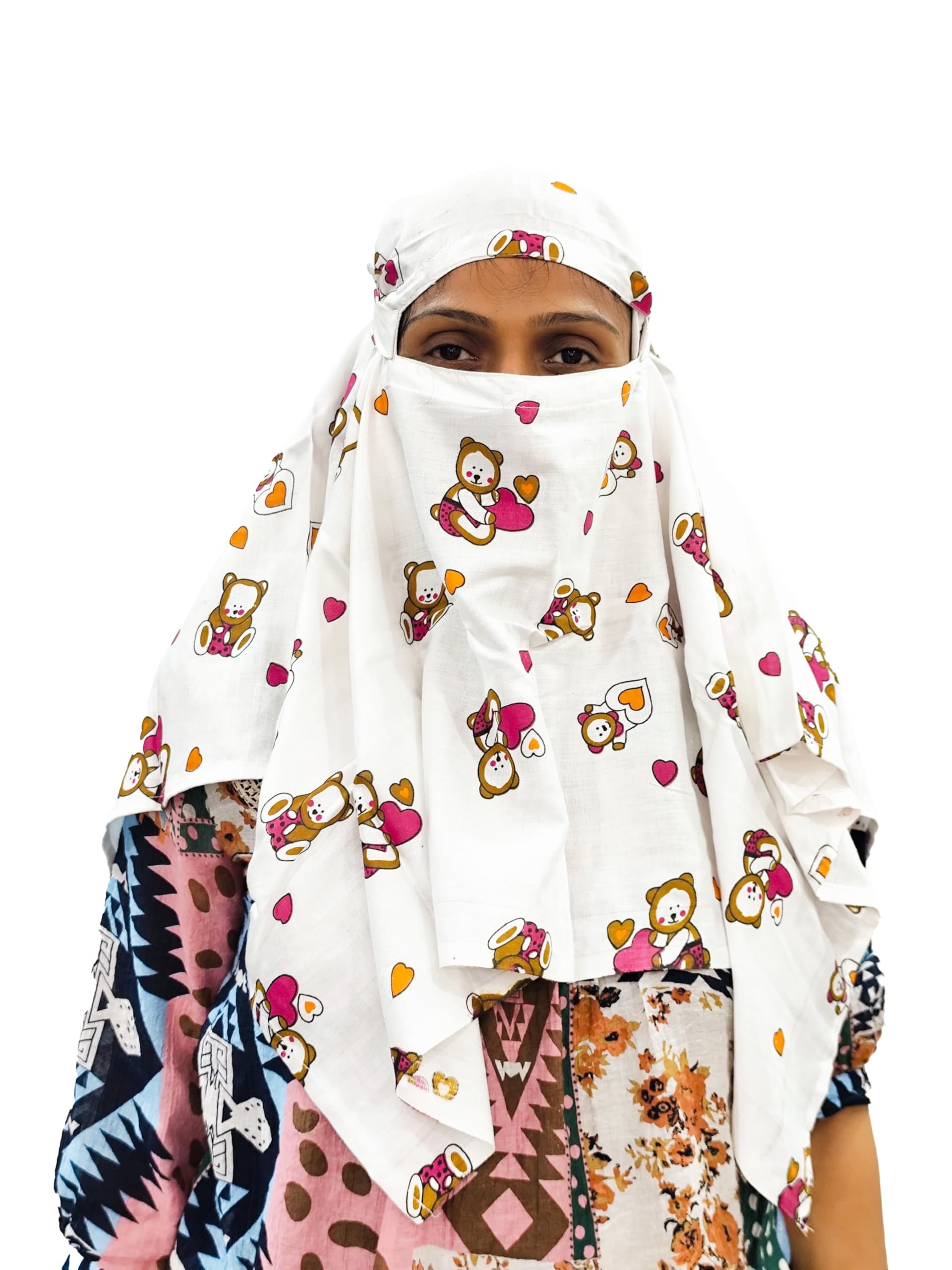 hetzon sales Cotton Scarf cum Mask for Face Protection - Soft, Breathable, Stylish, Versatile Design - Fashionable Dual-Purpose Wearable for Women-picture-25