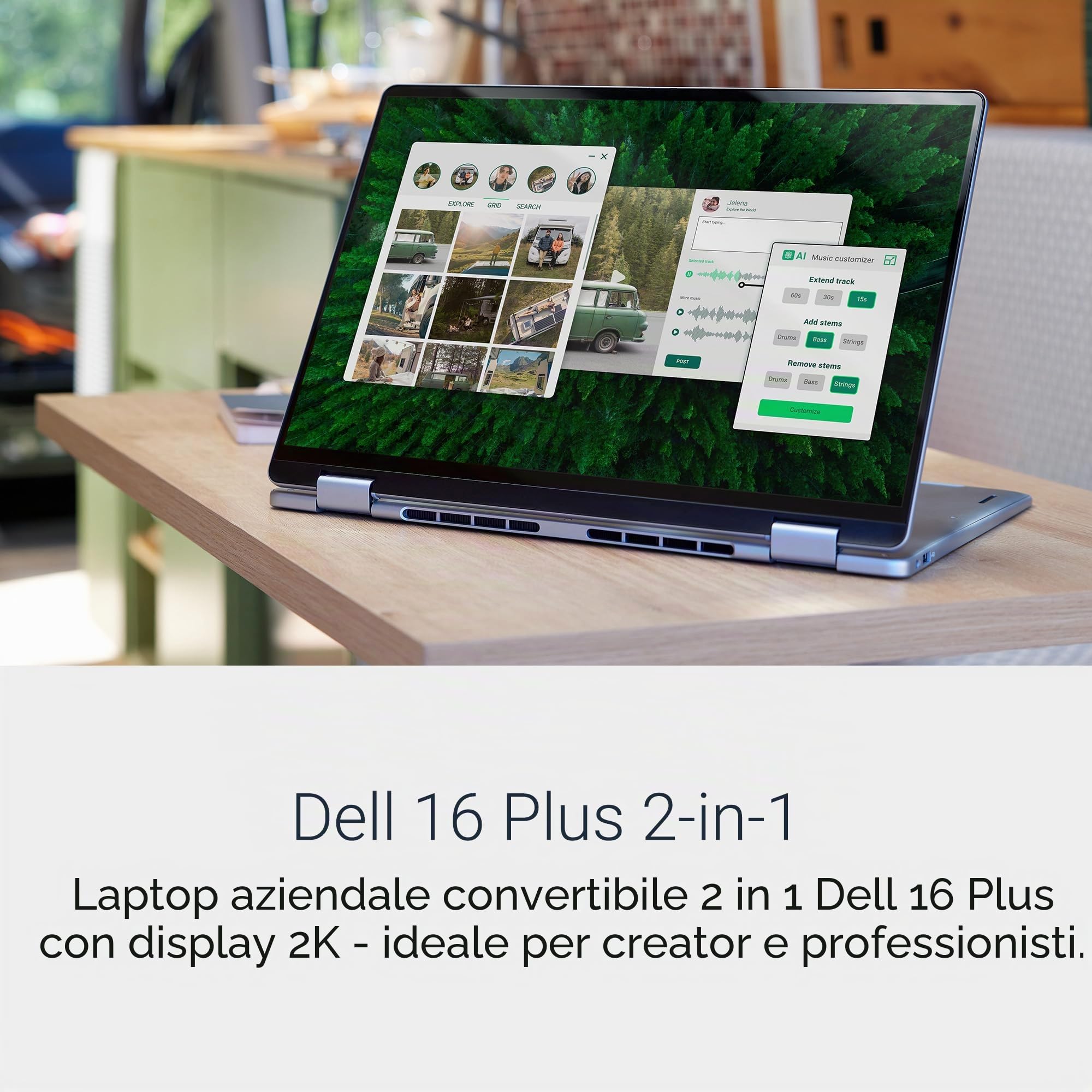 Dell 16 Plus 2-in-1 Laptop - Intel Core Ultra 7 256V, 16GB RAM, 512GB SSD