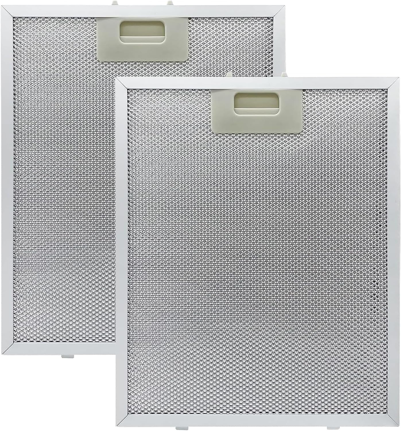 MYAYD 2 filtros modernos para campana extractora, 305 x 267 mm, filtro de ventilación de malla de aluminio de 5 capas, universal compatible con campanas extractoras Whirlpool, Ikea, Jenn Air