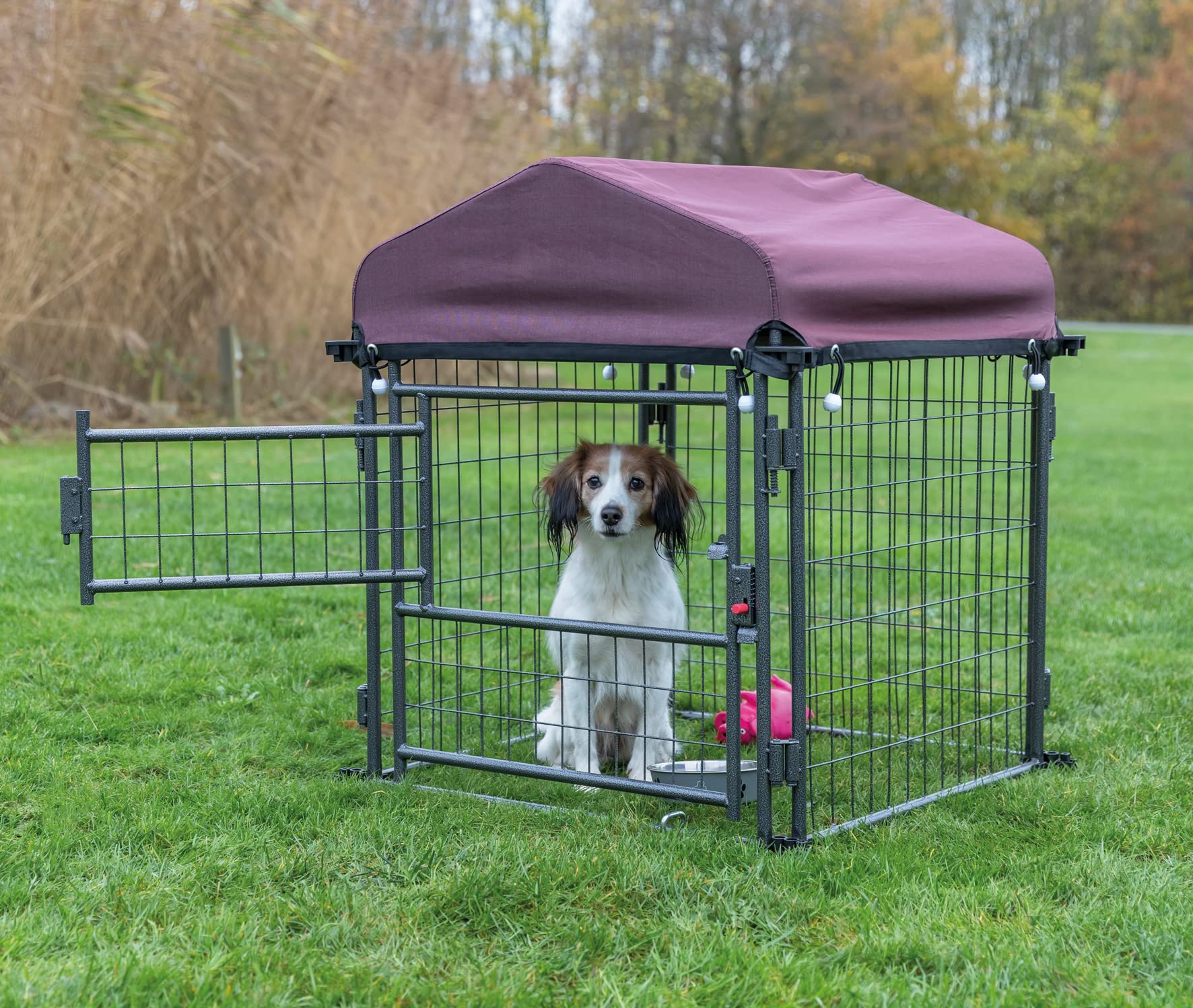Amazon.co.jp: TRIXIE デラックス アウトドア 犬小屋 カバー付き
