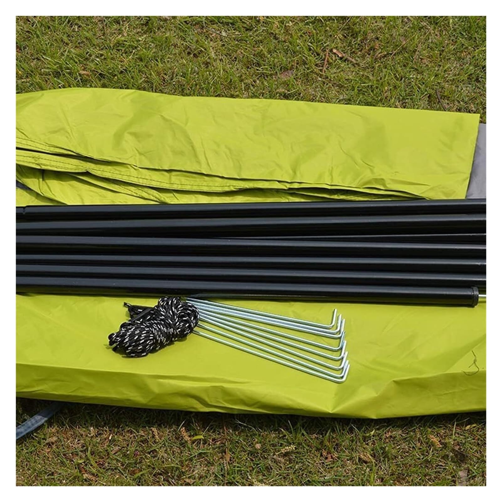 Telo da Campeggio Pesante, Riparo da Campeggio Portatile, Tenda da Pioggia for Amaca, Telo da Campeggio Leggero Oxford 210D, 500 * 450 cm
