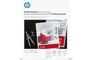 HP Professional Business Paper, Glossy, 8.5x11 in, 52 lb, 150 Glossy Laser...