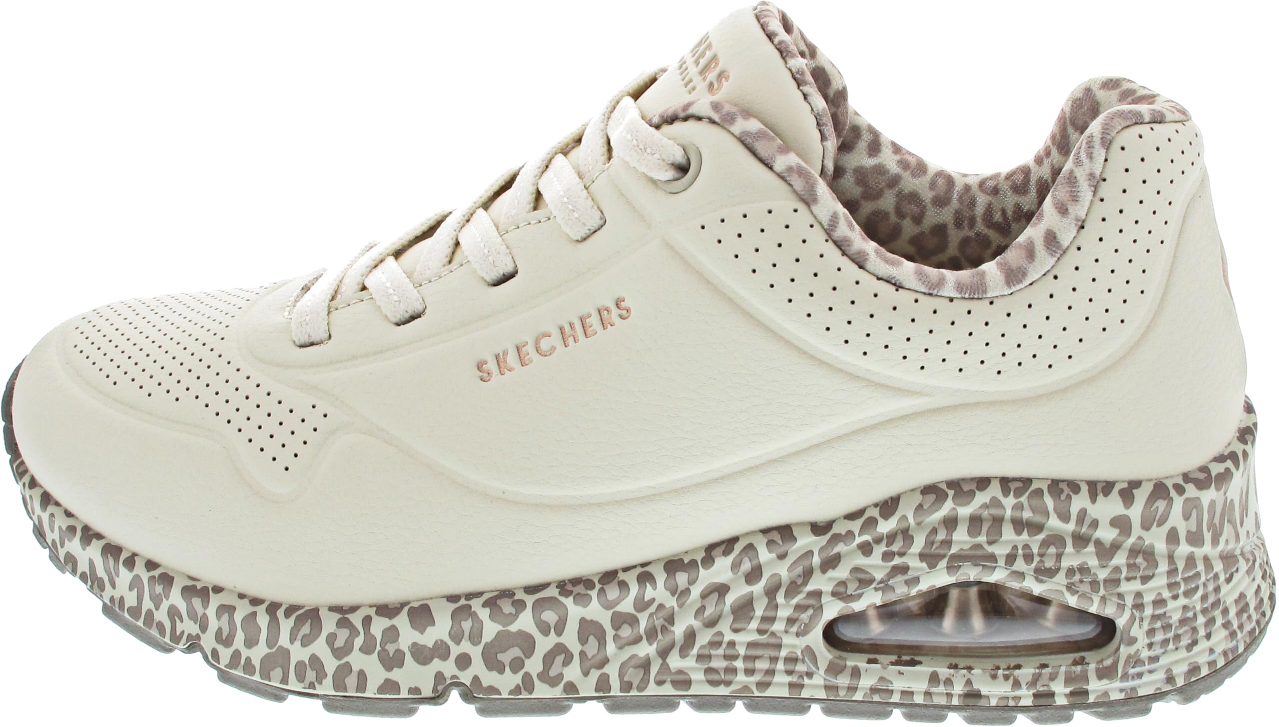 Skechers Women's White Uno Stand On Air Trainers in Size 6, Sports Direct