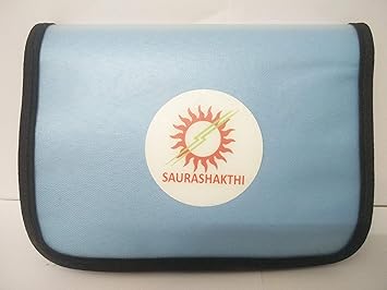 Portable Solar Charger (Light Blue)