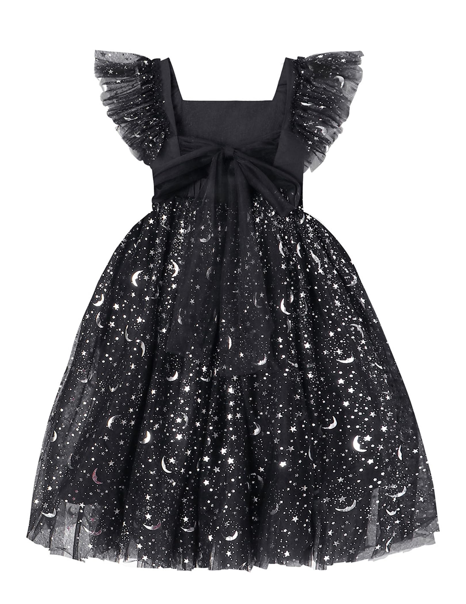 Tutu.kk Toddler Girls Vintage Party Dress A-Line Tulle Flower Girl Dresses
